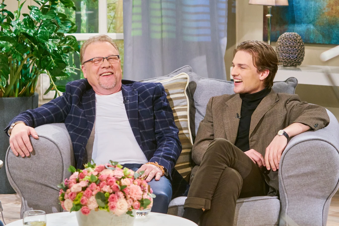 Jacek Lenartowicz z synem Erykiem 