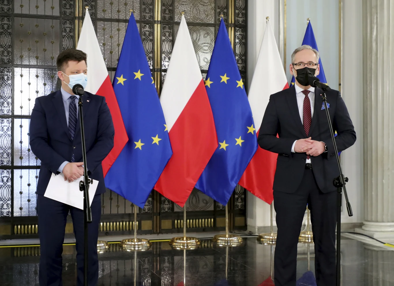 Michał Dworczyk i Adam Niedzielski Michał Dworczyk i Adam Niedzielski