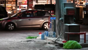 Stacja paliw przy al. Grunwaldzkiej w Gdańsku, na terenie której doszło do próby samospalenia się mężczyzny