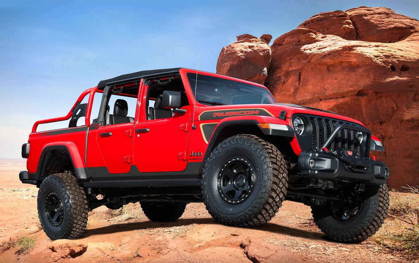 Jeep Gladiator Rubicon Red Bare Jeep Gladiator Rubicon Red Bare