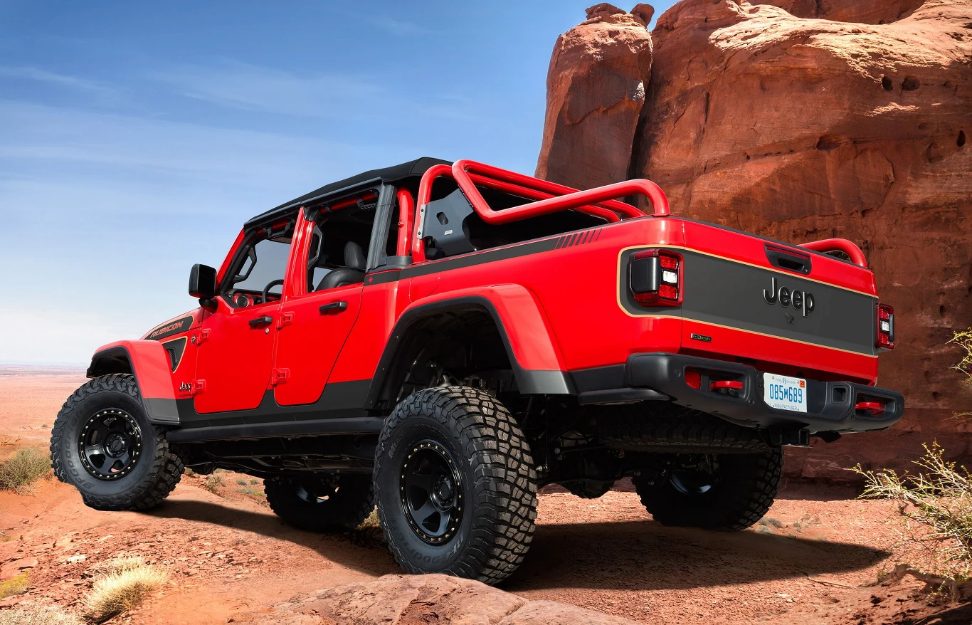 Jeep Gladiator Rubicon Red Bare Jeep Gladiator Rubicon Red Bare
