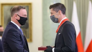 ​Kinga Rusin krytykuje Roberta Lewandowskiego za to, że przyjął order od prezydenta