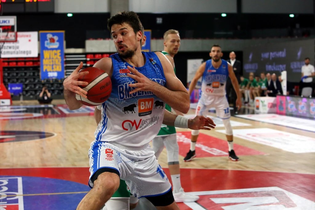 Koszykarz drużyny Arged BM Slam Stal Ostrów Wlkp. Josip Sobin Koszykarz drużyny Arged BM Slam Stal Ostrów Wlkp. Josip Sobin