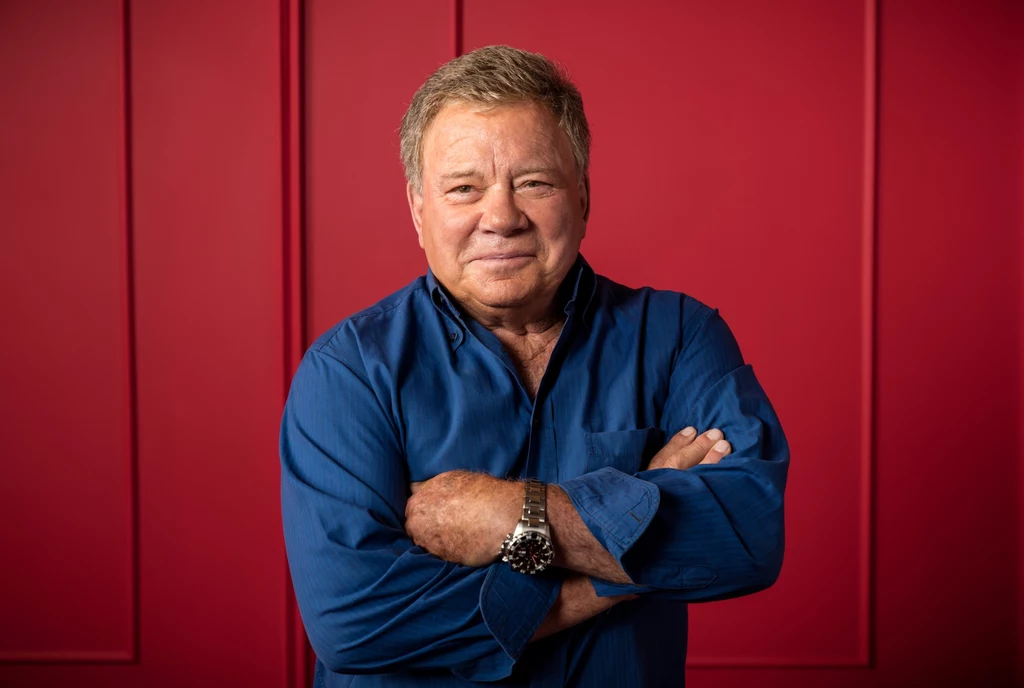 William Shatner (90 lat, zdjęcie z 2016 roku) - kultowy aktor z serialu Star Trek będzie najstarszą osobą, jaka opuści Ziemię