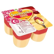 Zott Serduszko Pudding wanilia/malina 500 g (4 x 125 g)