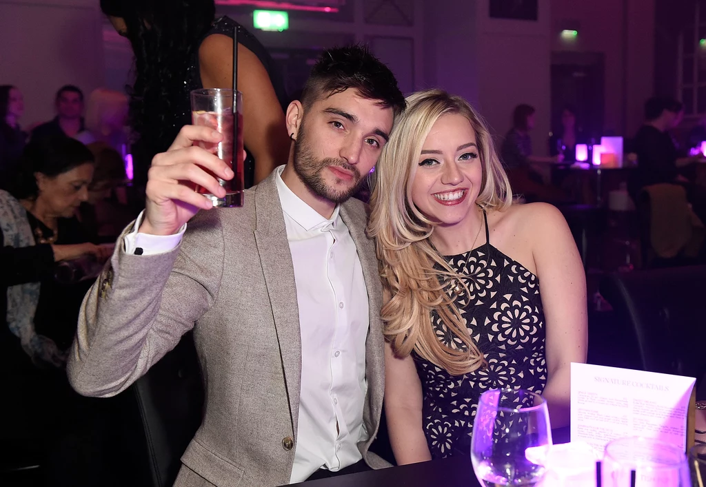 Tom Parker i Kelsey Hardwick w 2016 r.