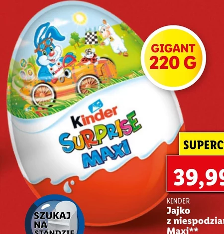 Jajko niespodzianka Kinder