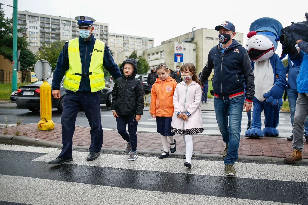 Małysz systematycznie wspiera działania z zakresu bezpieczeństwa na drodze