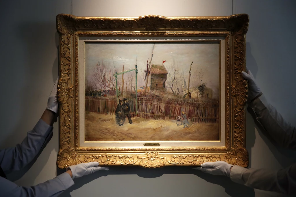 "Scenka uliczna na Montmartre" Vincenta van Gogha "Scenka uliczna na Montmartre" Vincenta van Gogha