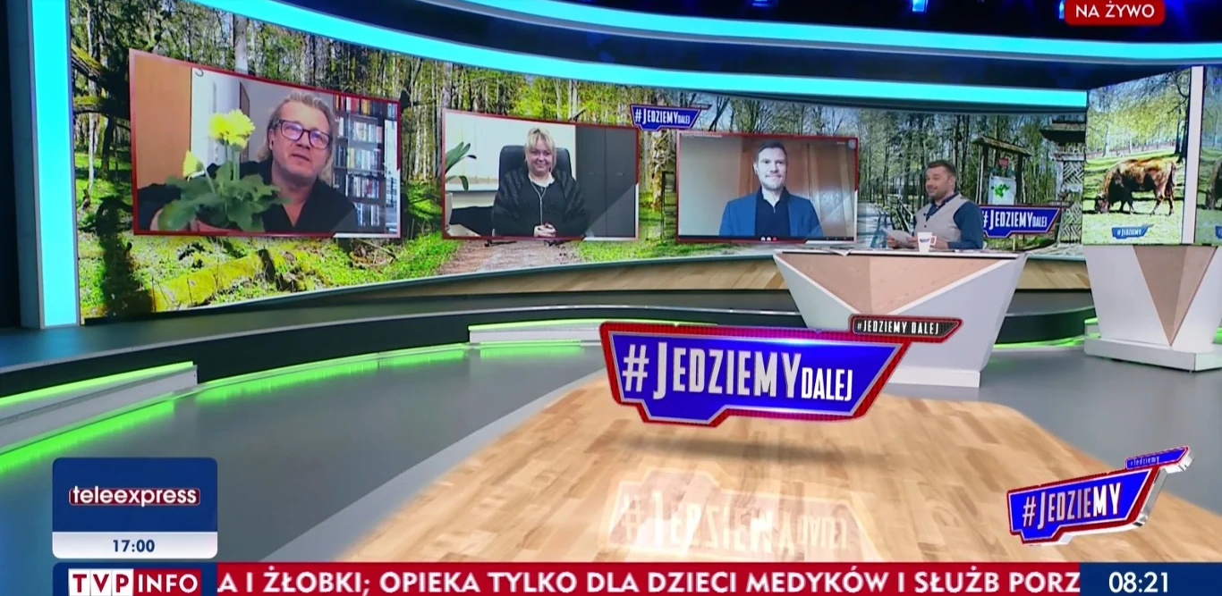 Jarosław Jakimowicz pokazał prezent dla Joanny Kurskiej w programie "#Jedziemy"