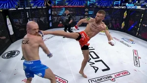 Dawid Śmiełowski (czerwone spodenki) znokautował Krzysztofa Gutowskiego