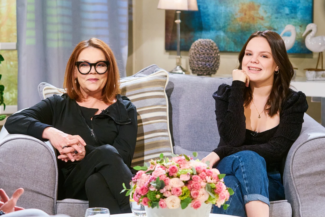 Beata Kawka z córką Beata Kawka z córką