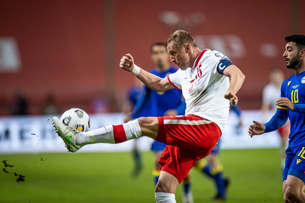 Kamil Glik w meczu Polska-Andora Kamil Glik w meczu Polska-Andora