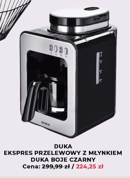 Ekspres przelewowy Duka