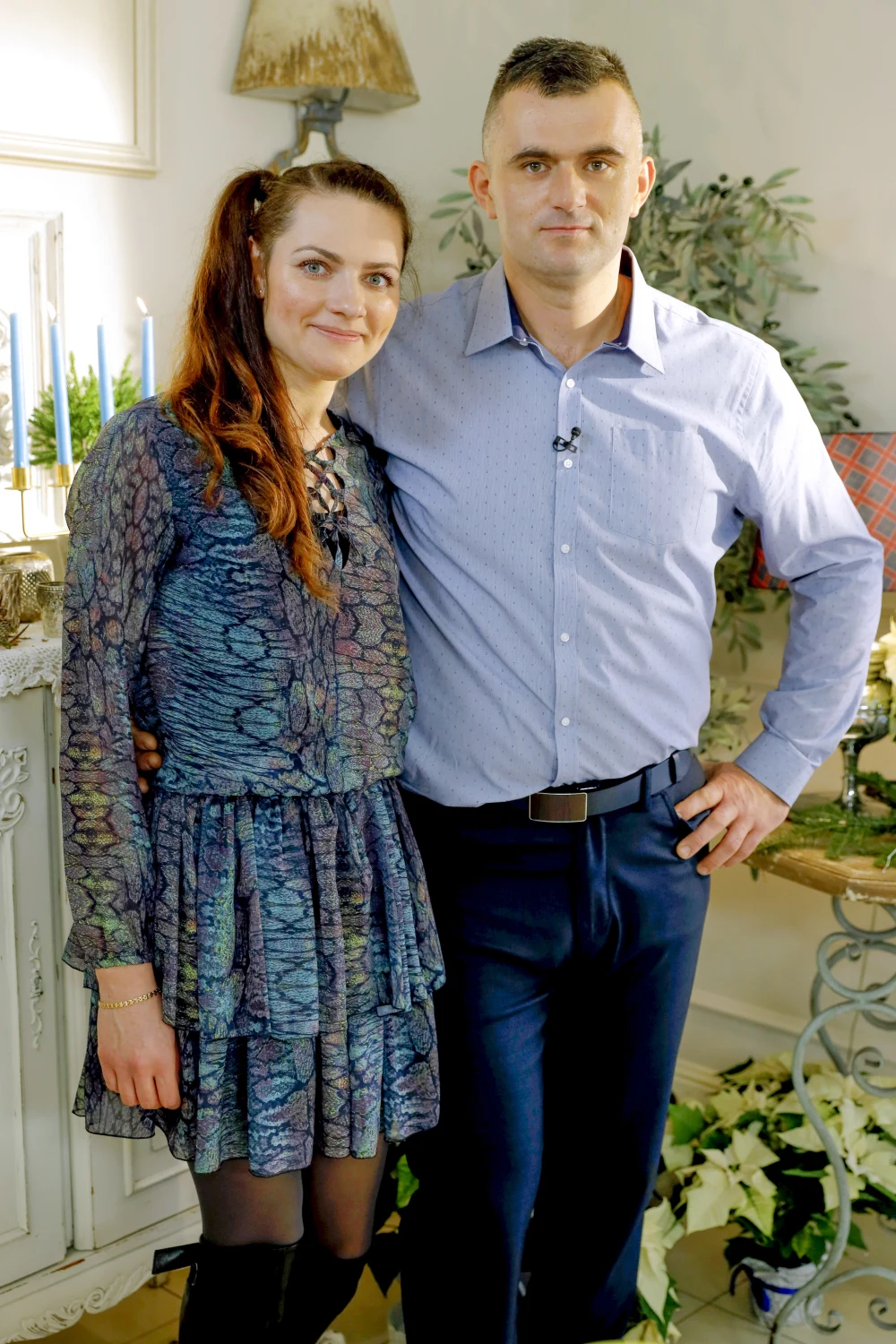 Sławek Banasiak z "Rolnik szuka żony" z Eweliną Sławek Banasiak z "Rolnik szuka żony" z Eweliną