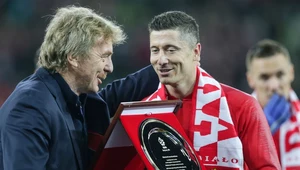 Zbigniew Boniek i Robert Lewandowski