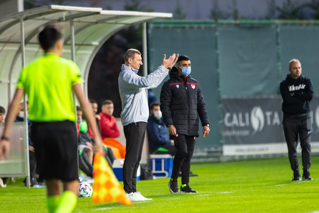 Trener Lecha Poznań Dariusz Żuraw Trener Lecha Poznań Dariusz Żuraw