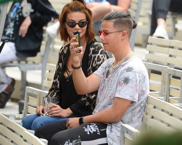 Allan Krupa z mamą Allan Krupa z mamą