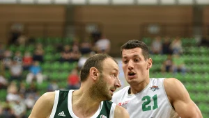 Adam Linowski w meczu z Kingiem Szczecin.