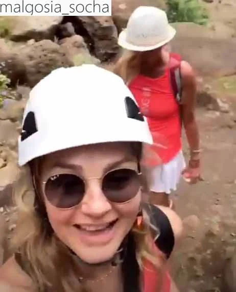 Screenshot z Instagrama @malgosia_socha  Screenshot z Instagrama @malgosia_socha