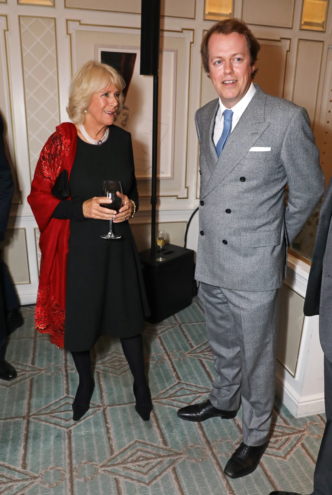 Camilla z synem Tomem Camilla z synem Tomem