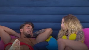 Maciej i Laura podczas rozmowy