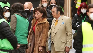 Lady Gaga i Al Pacino na planie filmu "House of Gucci"