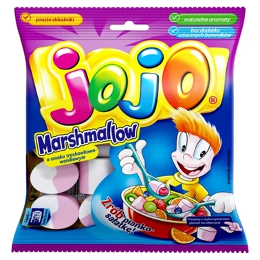 Jojo Marshmallow Pianki o smaku truskawkowo-waniliowym 86 g - 1