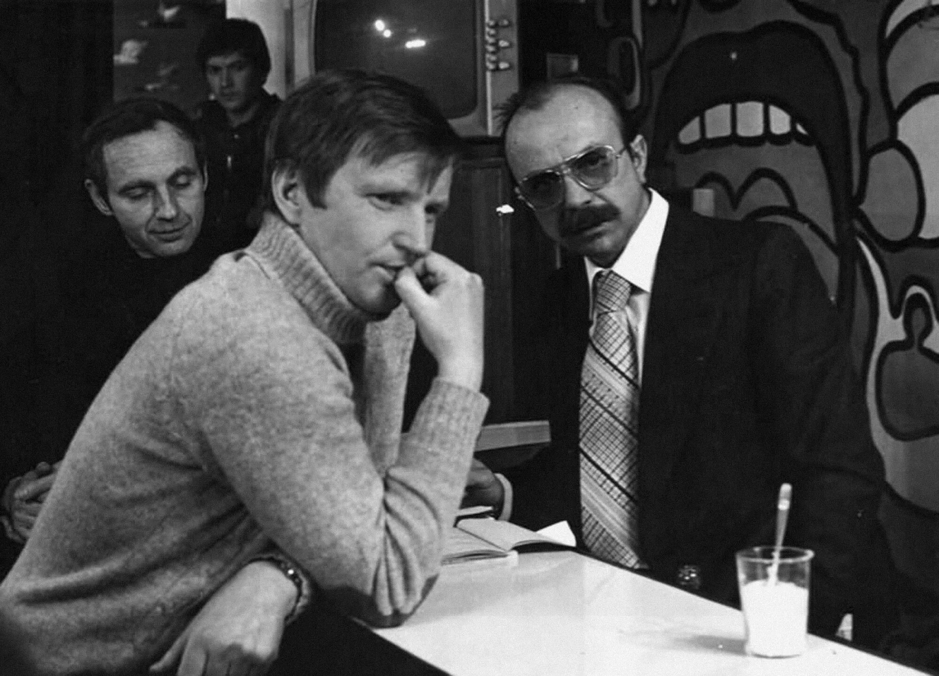 Andrzej Barański na planie filmu "Wolne chwile"