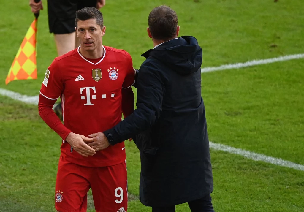 Robert Lewandowski i Hansi Flick Robert Lewandowski i Hansi Flick