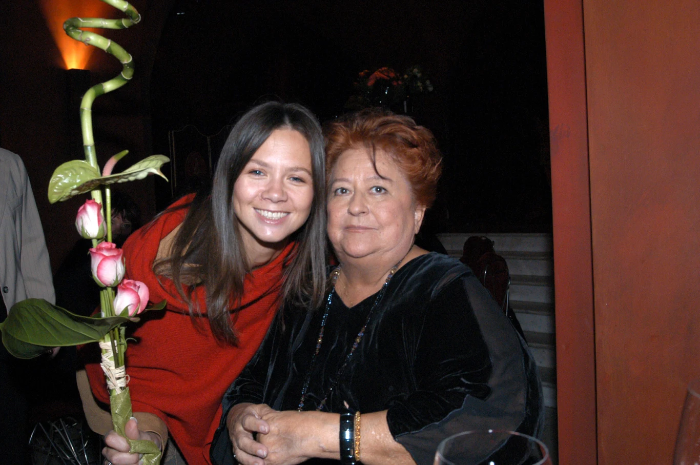 Danuta Rinn z Kingą Rusin Danuta Rinn z Kingą Rusin