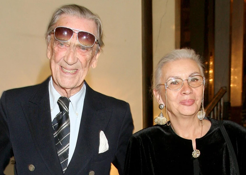 Bogdan Tomaszewski z żoną Bogdan Tomaszewski z żoną