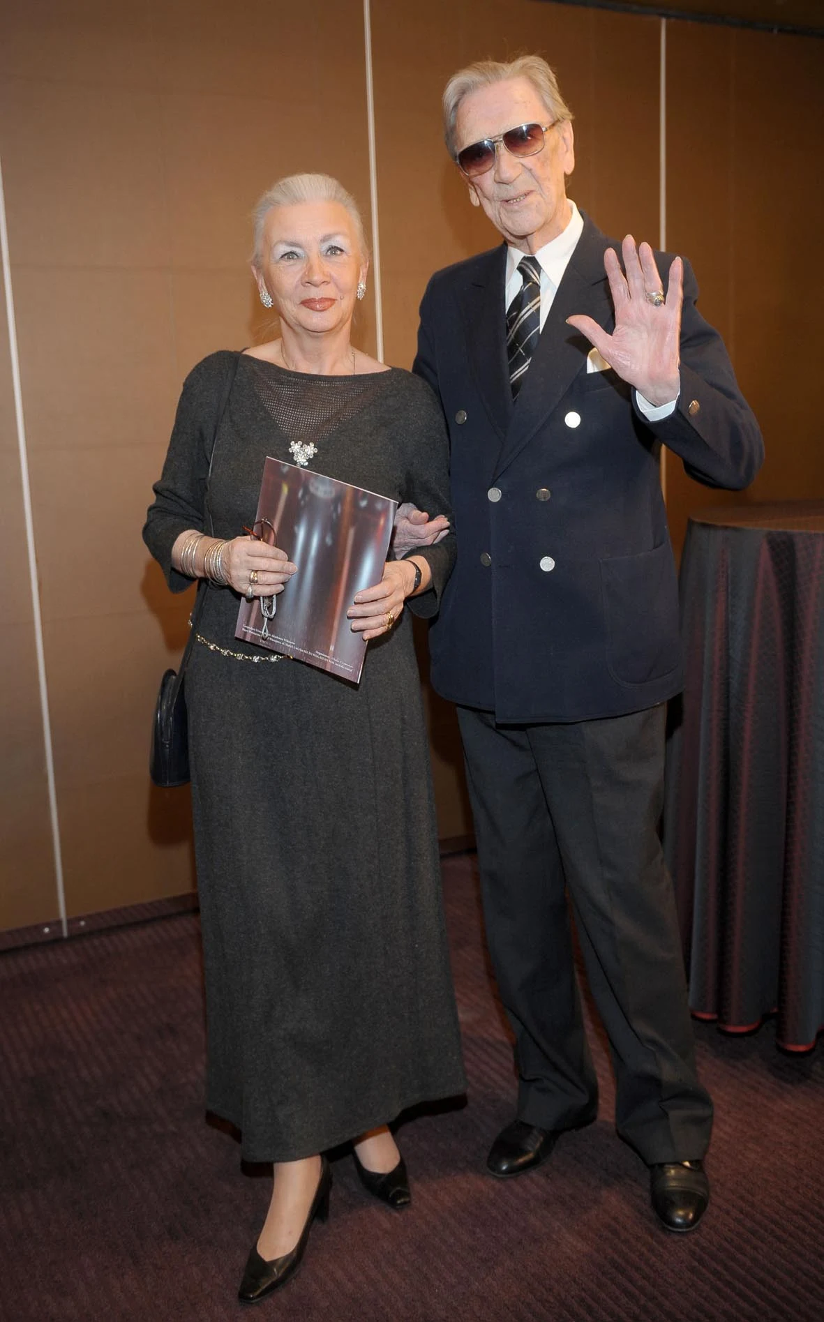 Bohdan Tomaszewski z żoną Bohdan Tomaszewski z żoną