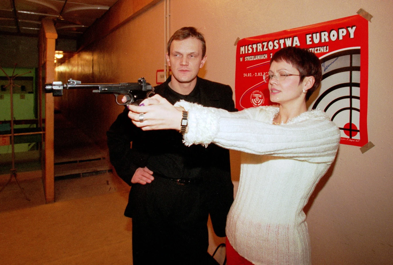 Cezary Pazura i Weronika Marczuk