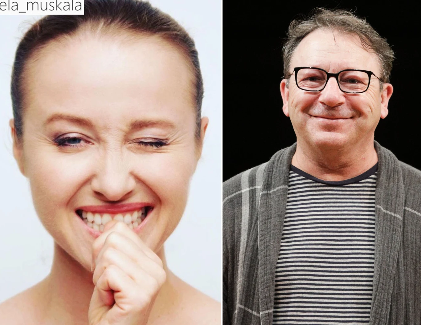 Gabriela Muskała i Zbigniew Zamachowski Gabriela Muskała i Zbigniew Zamachowski