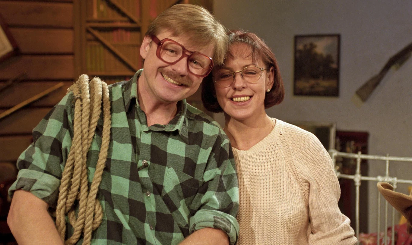 Krzysztof Marzec i Ewa Chotomska Krzysztof Marzec i Ewa Chotomska