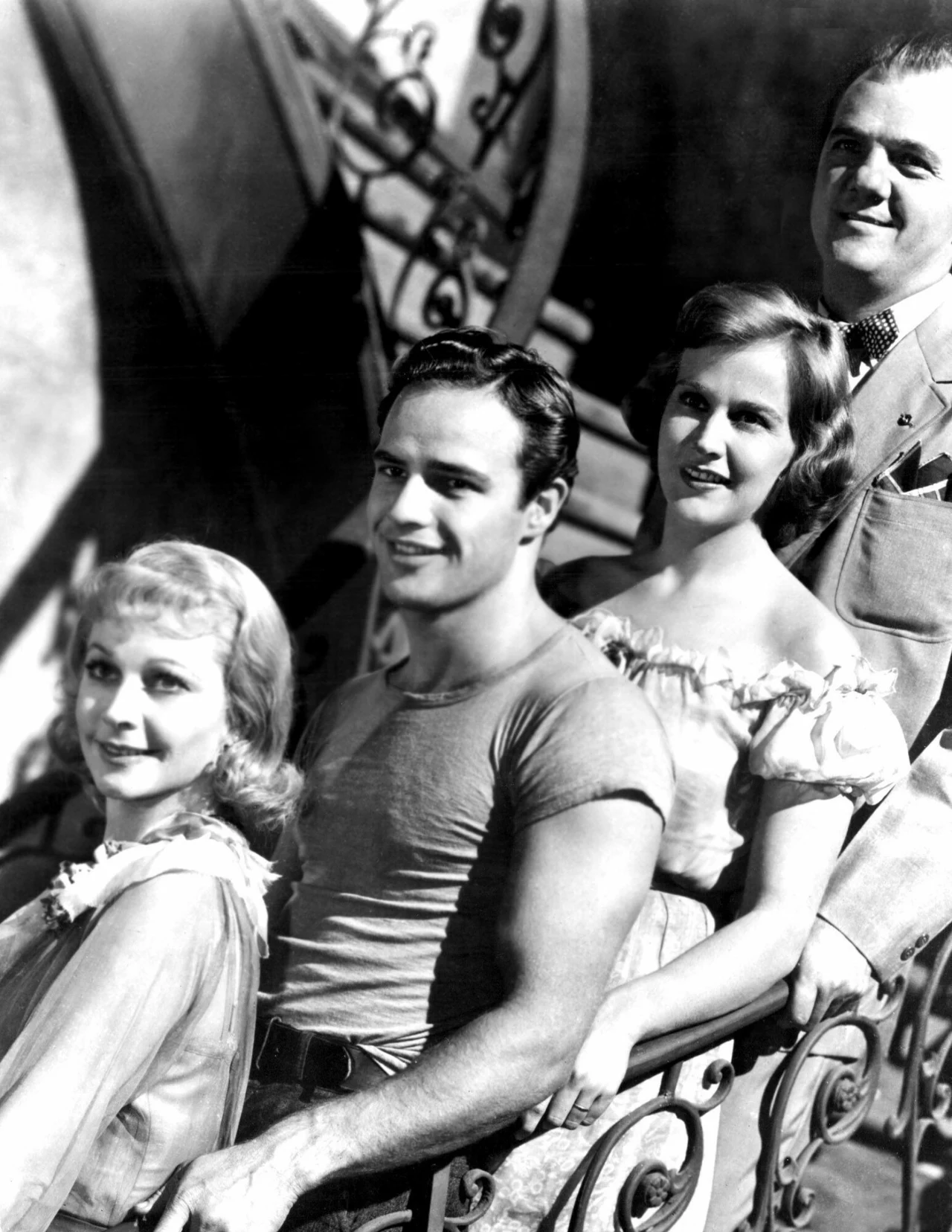 "Tramwaj zwany pożądaniem", Vivien Leigh, Marlon Brando, Kim Hunter, Karl Malden, 1951r.
