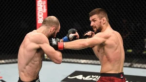 Mateusz Gamrot (z prawej)