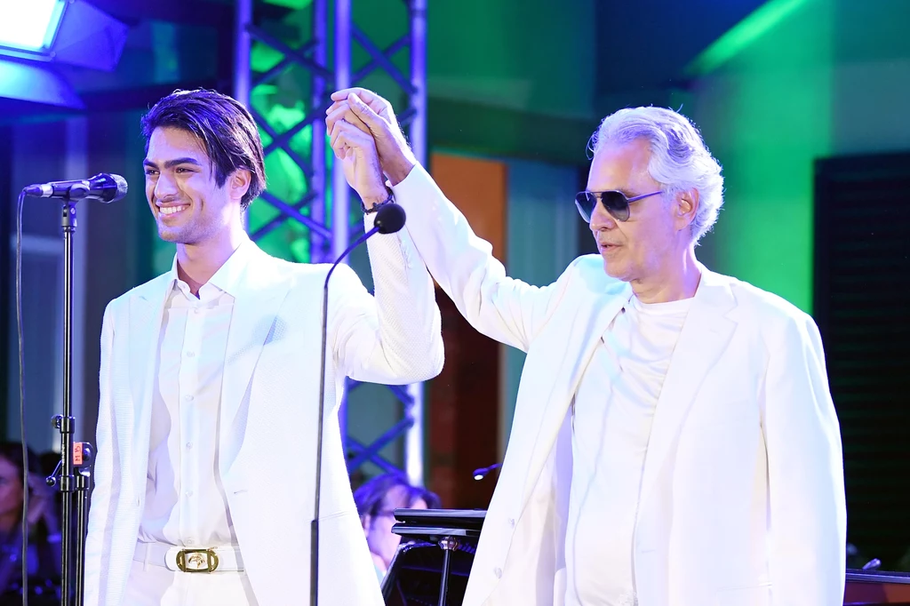 Mateo Bocelli i Andrea Bocelli wystąpili w duecie