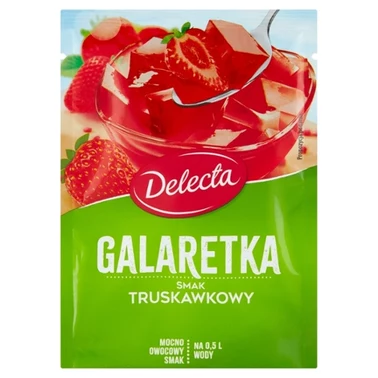 Delecta Galaretka smak truskawkowy 70 g - 0