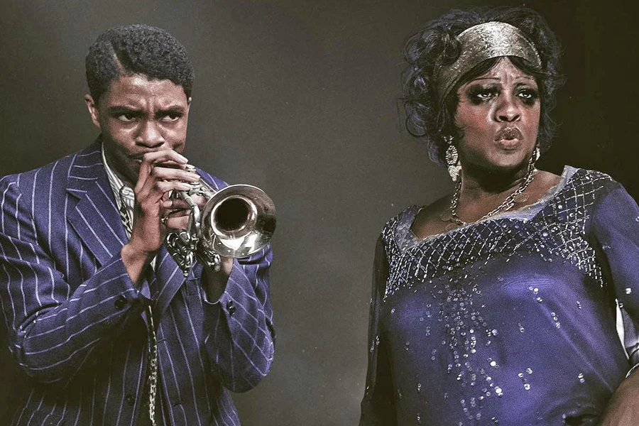 Chadwick Boseman i Viola Davis w filmie "Ma Rainey: Matka bluesa" Chadwick Boseman i Viola Davis w filmie "Ma Rainey: Matka bluesa"