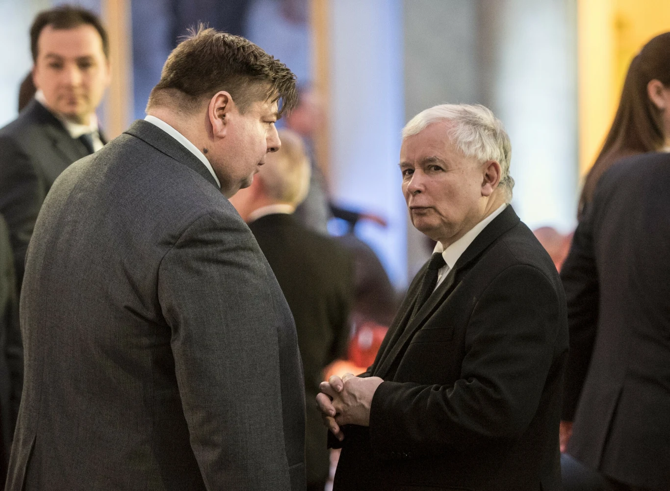 Piotr Semka i Jarosław Kaczyński Piotr Semka i Jarosław Kaczyński