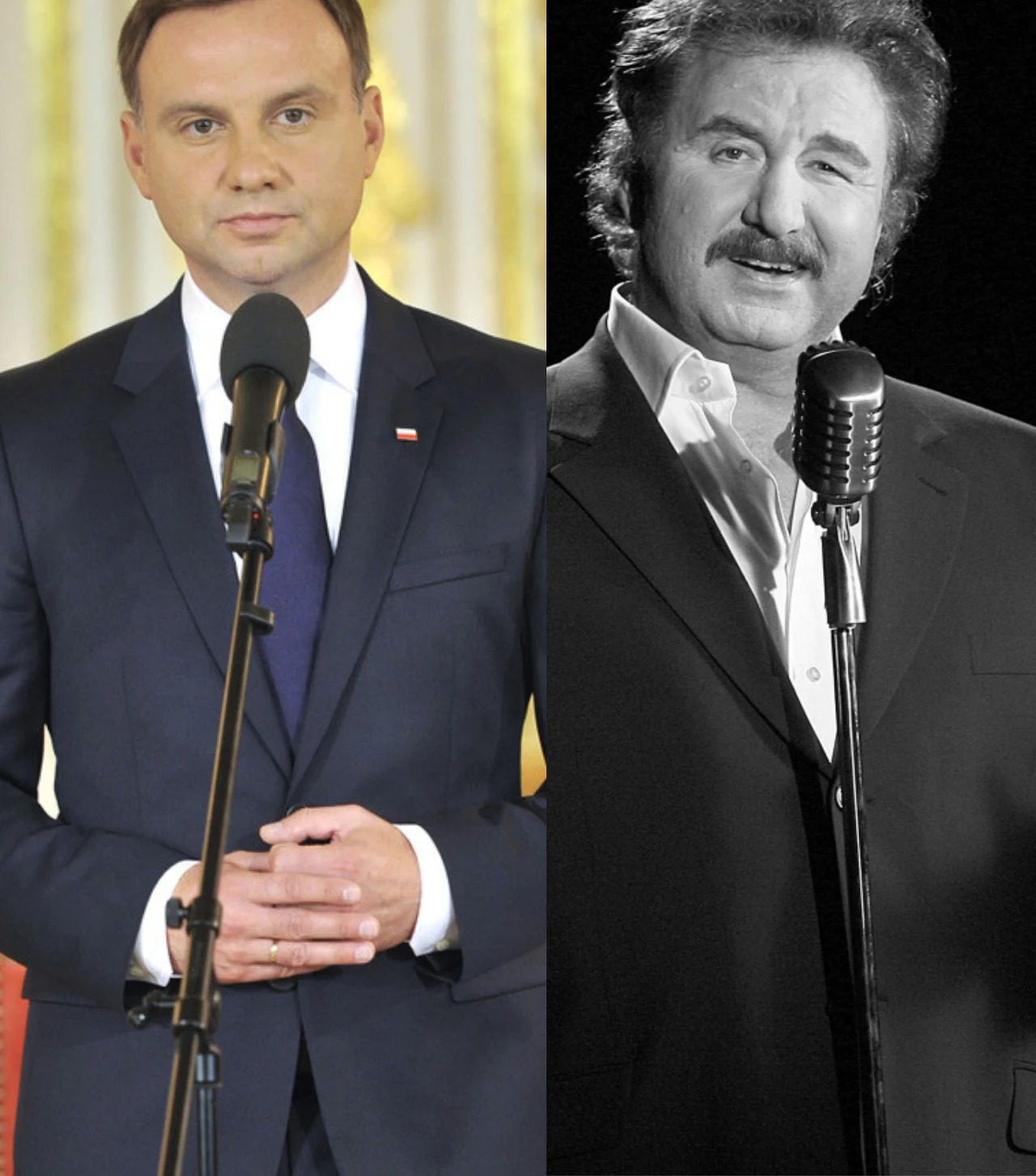 Andrzej Duda i Krzysztof Krawczyk
