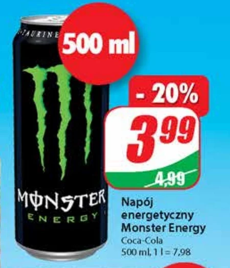 Napój energetyczny Monster