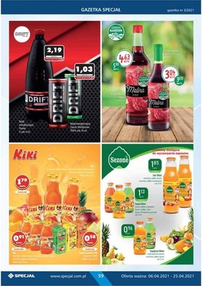 Oferta handlowa sieci Specjał