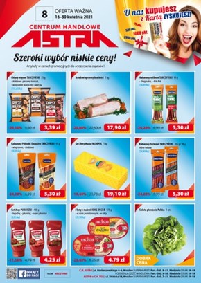 Szeroki wybór, niskie ceny - Astra