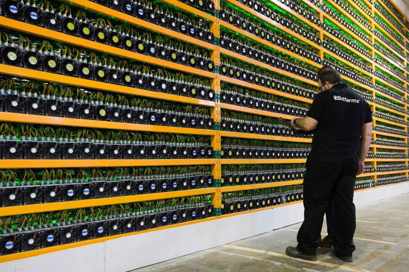 "Kopalnia" bitcoinów w kanadyjskim Quebecu. "Kopalnia" bitcoinów w kanadyjskim Quebecu.