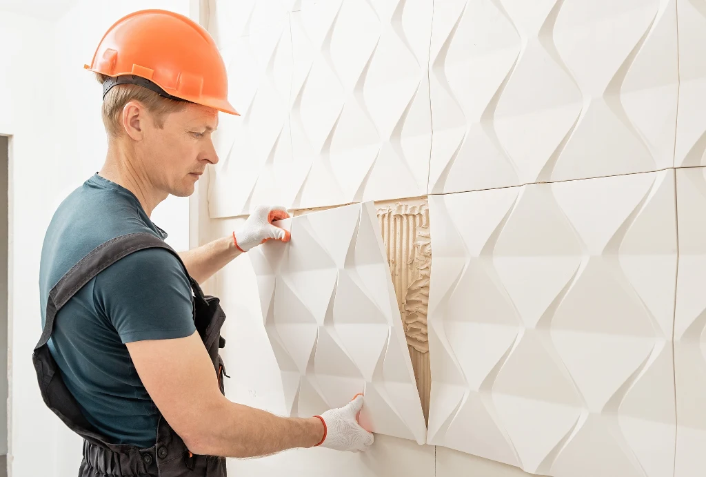 Panele 3D na ścianę mogą być wykonane z różnych materiałów