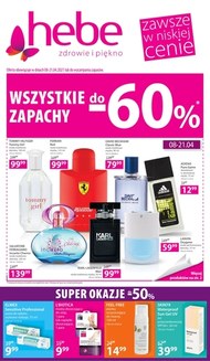 Wszystkie zapachy taniej w Hebe!