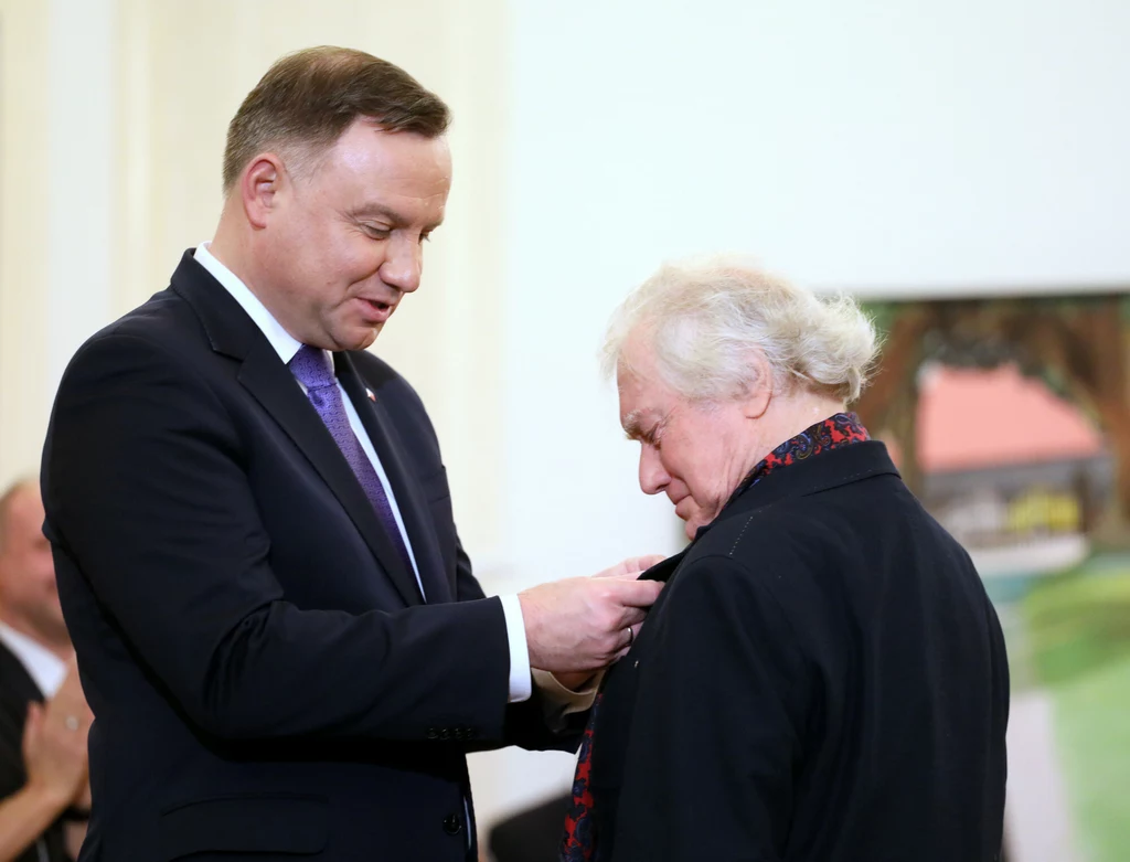 Andrzej Duda odznacza Jerzego Maksymiuka - październik 2019 r.